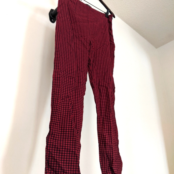 Forever 21 Plaid High-Waisted Mid-Calf Trousers - Picture 1 of 3